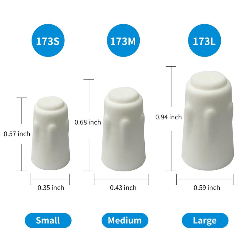 DICIO Porcelain Wire Connector 50 PCs Large Ceramic Wire connectors Easy-Twist,Wire Capsmall Heat Resistant Electrical connectors 22-14 AWG Ceramic Wire connectors Nuts for Oven - Image 2